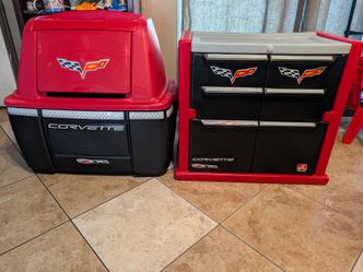 Corvette zo6 toy chest and clothes storage