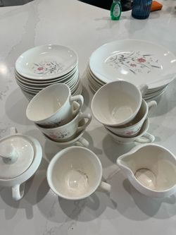 Beautiful Dinnerware Set Plates Cups