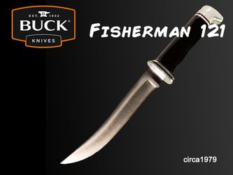 Buck 121 fishermen, fillet knife circa  1972