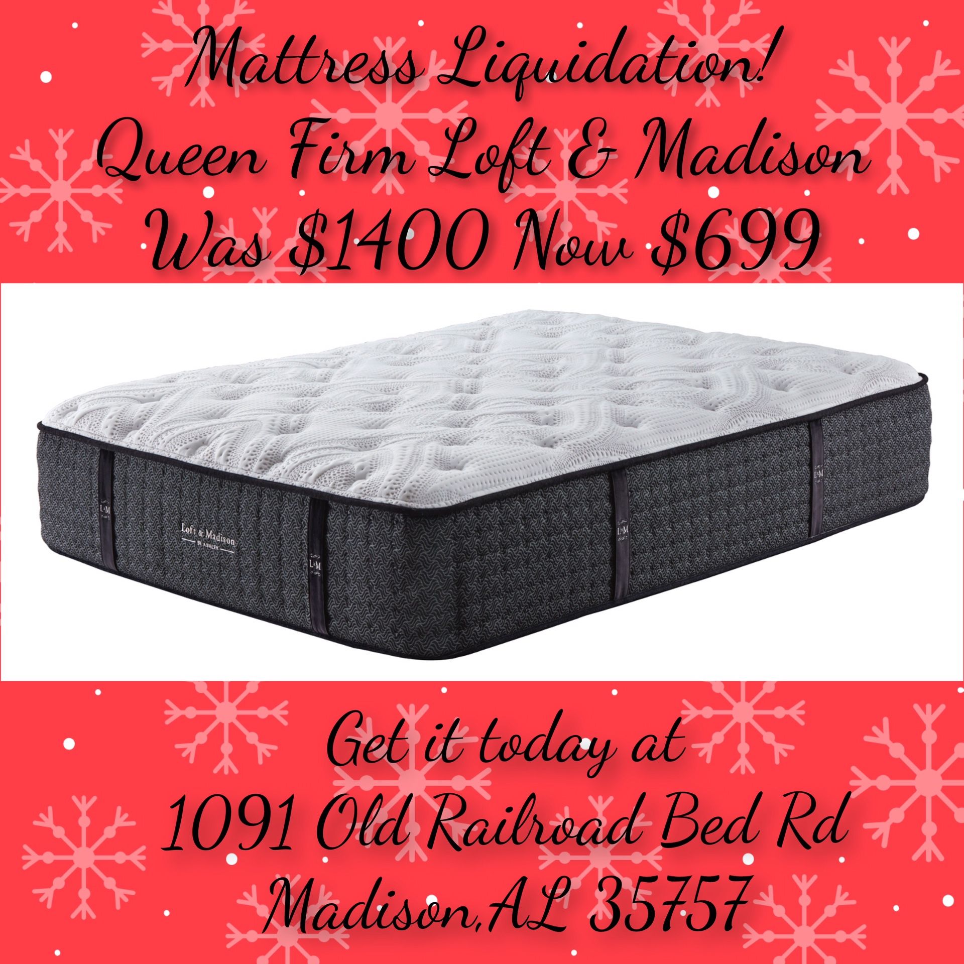 New Queen LOFT & MADISON Mattress