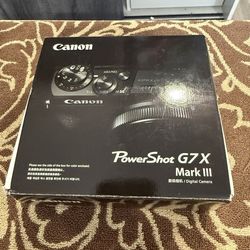 Canon PowerShot G7 X Mark III 20.1 MP 4.2x Optical Zoom Wi-Fi Touch Screen Black