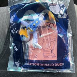 McDonald’s Walt Disney World 50th Anniversary Happy Meal Toy. Celebration Donald Duck #44