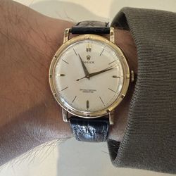 Rolex 8952 14k 34mm watch working