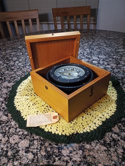 4" Dirigo Marine Compass In Excellent Condition Made By The Multicraft Company Bellevue Washington