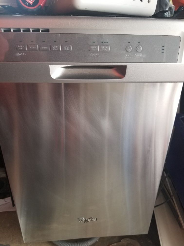 Whirlpool WDF518SAFM ® Compact Tall Tub Dishwasher-Stainless Steel Item # 18803 | Model # WDF518SAFM