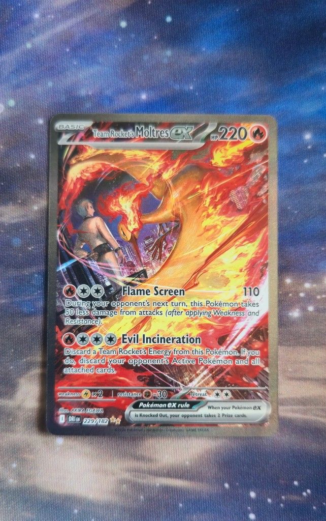 Team Rockets Moltres EX Full Art