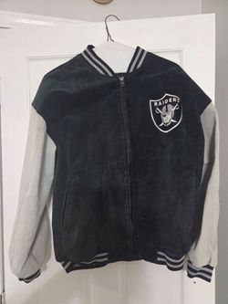 Raiders NFL Varsity Bomber Jacket
