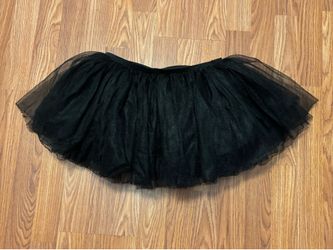 One size black teen adult tutu Halloween costume