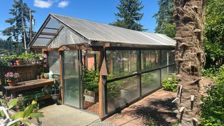10x30 Greenhouse With The Potting Bench