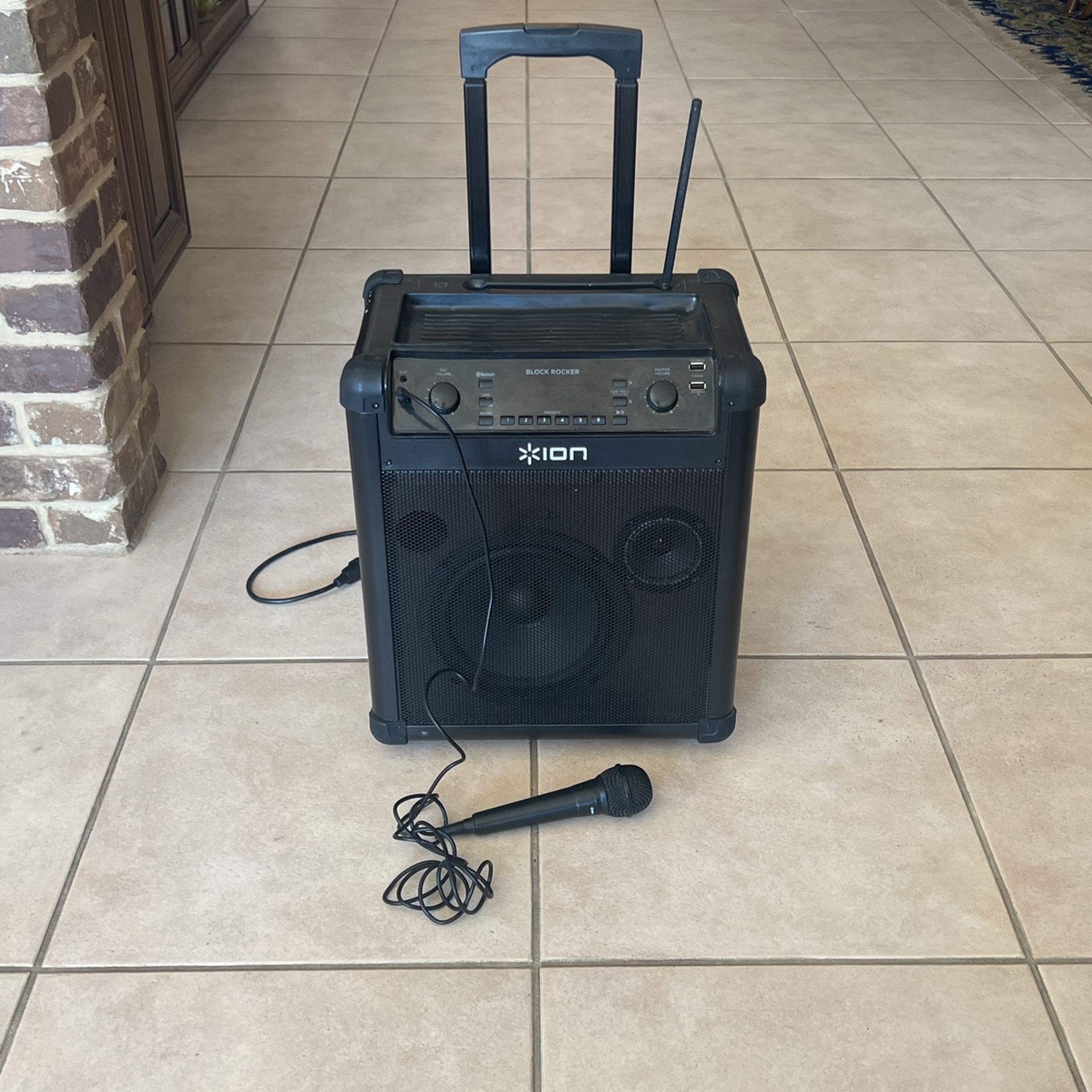 Ion Block Rocker NFC Bluetooth Am Fm Portable Speaker System IPA 76C