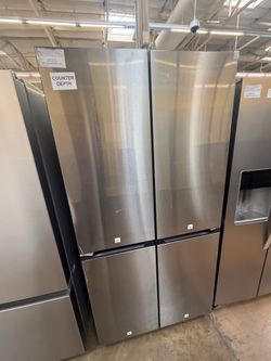 Samsung Bespoke Counter Depth French Door Refrigerator Stainless Steel