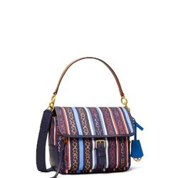 Tory Burch 58048 Perry Nylon Crossbody Gemini Multi Stripe