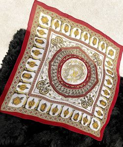 Beautiful Vintage Scarf with Dragon Detail, Paris.