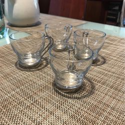 Vitrosax Italian Espresso Cups Set Of 4
