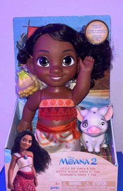 Disney Moana 2 Little Sis Simea & Pua Doll Toy
