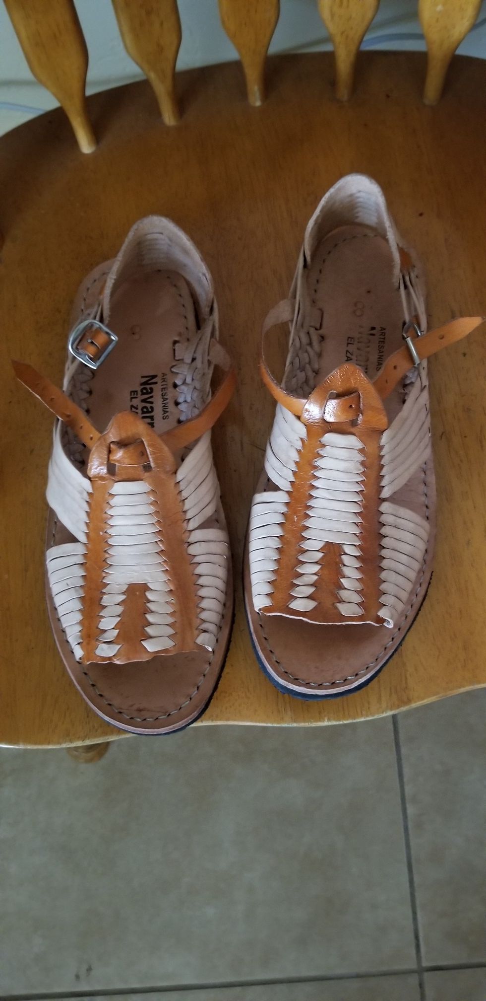 huaraches de correa