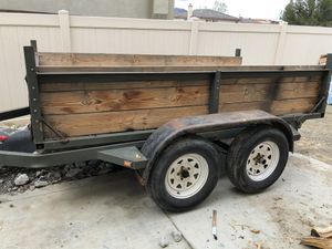 Photo 14” Custom Built Dual Axle Dump Trailer