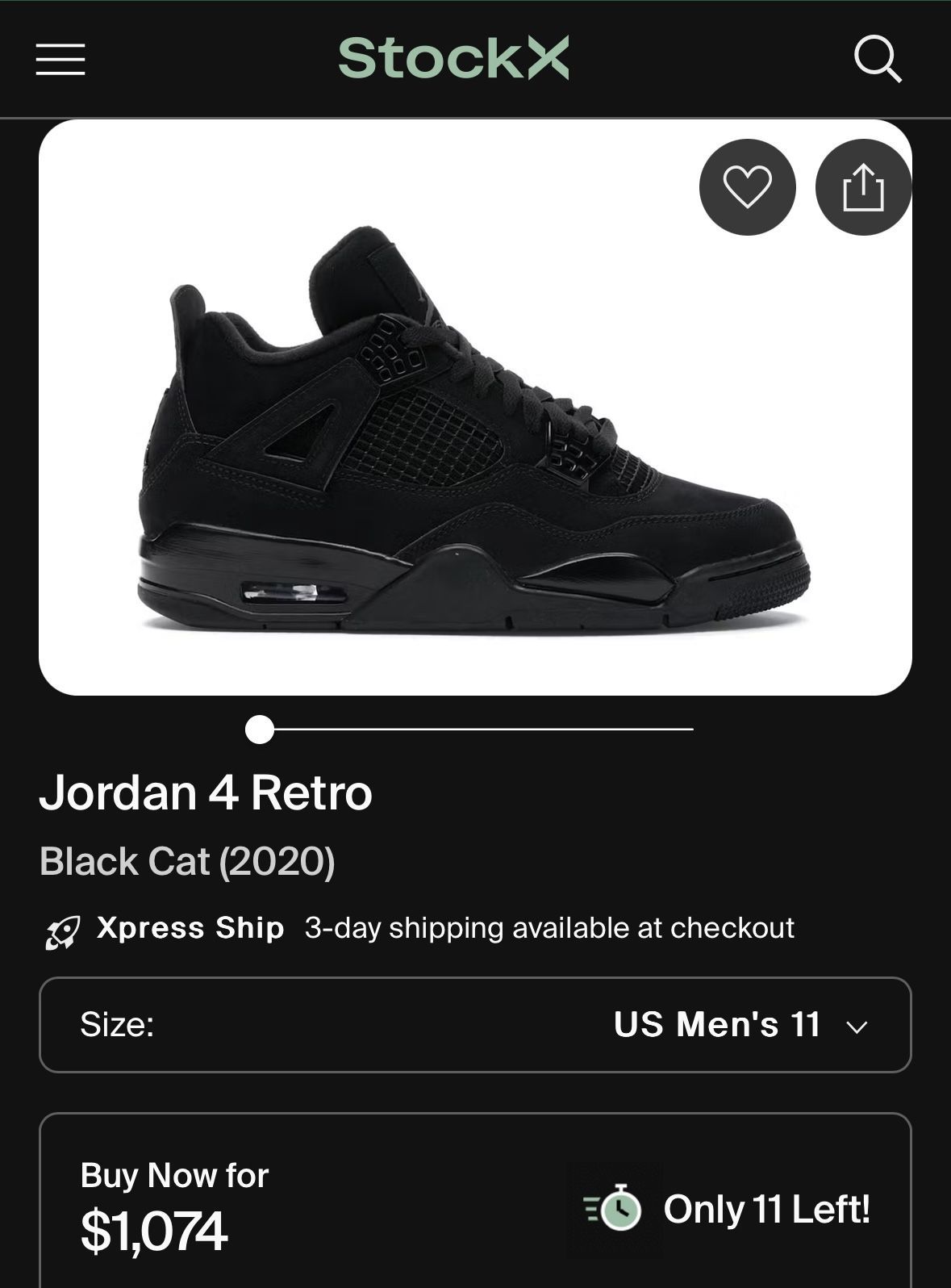 Air Jordan Retro 4s (black Cats)