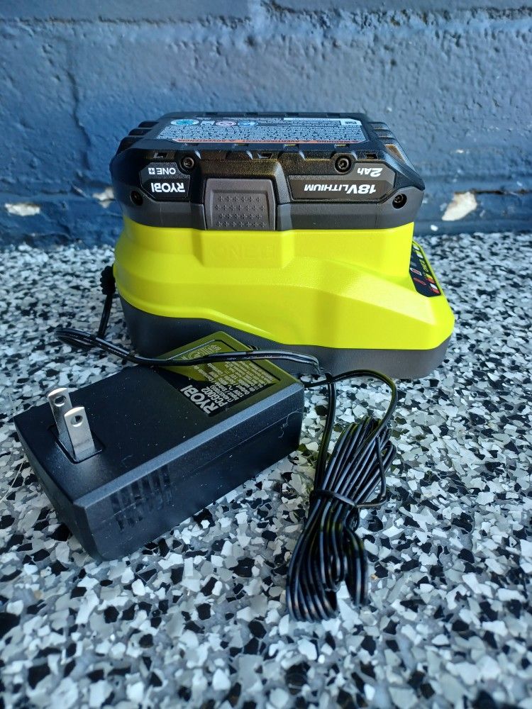 BATTERY AND CHARGER RYOBI