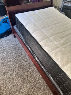 Twin bed, full size bed , garage freezer, night stands,