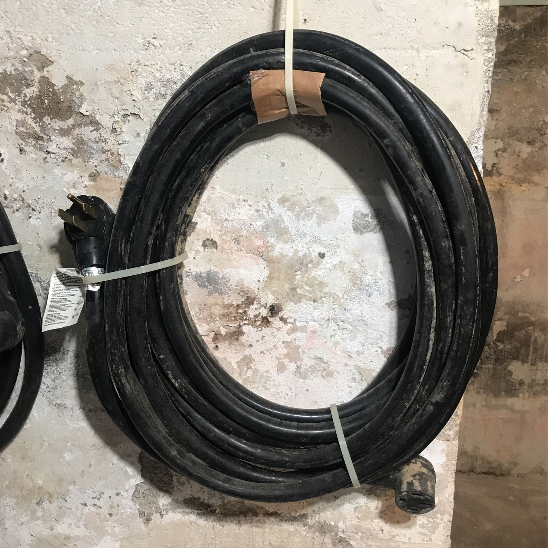 2 (50) Foot 50 Amp Rv Power Cables