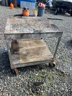 heavy duty Rolling Workshop Table / Utility Cart