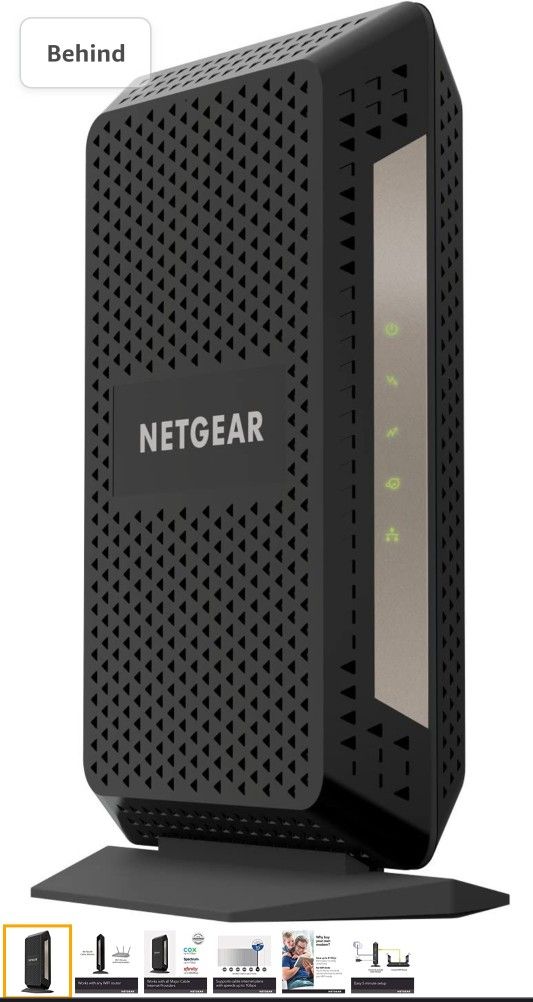 NETGEAR Cable Modem Compatible with All Cable Providers Including Xfinity by Comcast