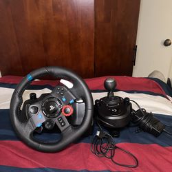 Logitech G29 Wheel And shifter (NO PEDALS) 