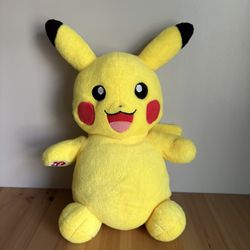 Large Build A Bear Pokemon Plush Pikachu 