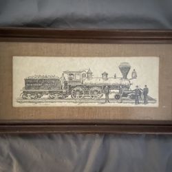 Framed Missouri Pacific Railroad Print 