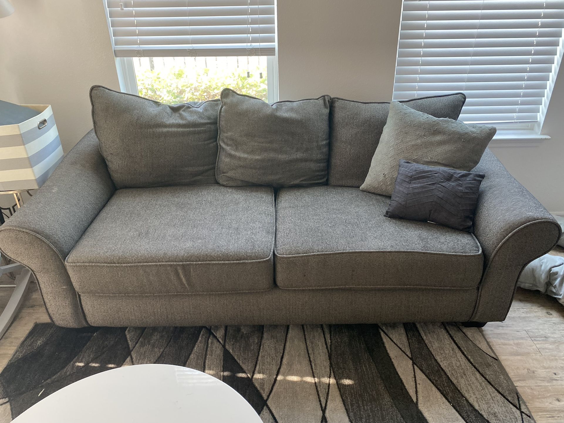 Grey Sofa 