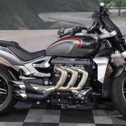 2020 Triumph Rocket 3 GT Silver Ice And Storm Grey