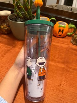 Snoopy Starbucks Tumbler