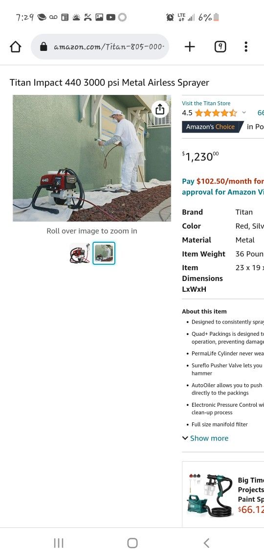 Titan Airless Sprayer