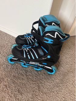 Adjustable Inline Skates with Light Up Wheels