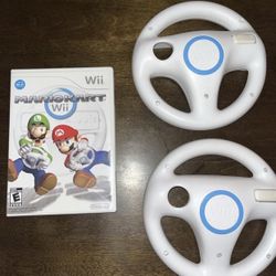 Mario Kart Game with 2 Wheels For Nintendo WII