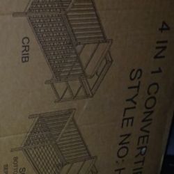 4 IN 1 Crib With Changer 