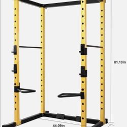 HulkFit Multi-Functional Adjustable Pro Series Power Rack Power Cage Exercise Equipment for Home Gym with Squat Rack Attachments and Accessories - Ben
