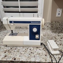 Kenmore 8 Sewing Machine with Foot Pedal