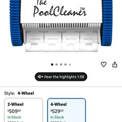 Hayward Poolvergnuegen Suction Pool Cleaner, Automatic Vacuum for In-Ground Pools up to 20 x 40 ft.