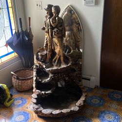 Hansel And Gretel Water Fountain Antique