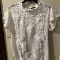 Women’s White Top (XXL) - (White)