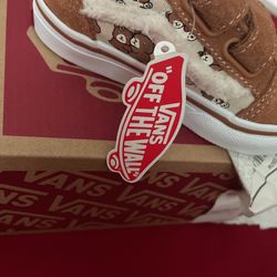 Vans with fur in the clearance inside