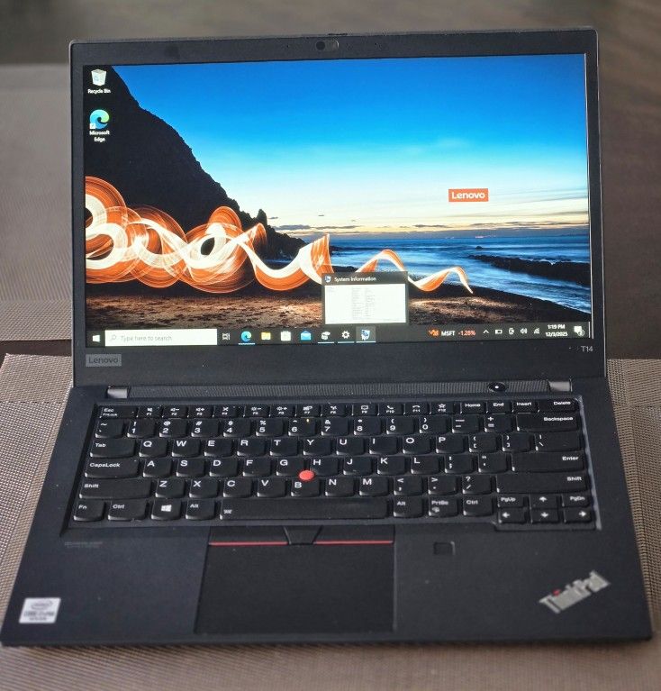 Lenovo Thinkpad T14 Touch Screen Corei7 @2.3Ghz Processor, 16GB RAM, 256 GB SSD 