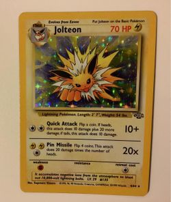 Jolteon Holo Rare Pokémon Jungle LP
