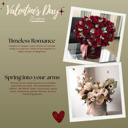 Valentines Day Flowers/ Flores Frescas 