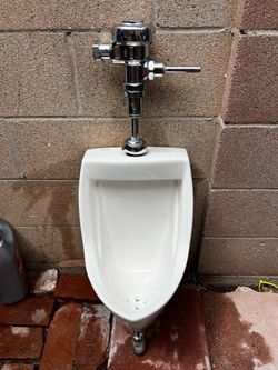 Restroom sink and urinal toilet