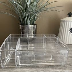 Acrylic organizer make up organizer