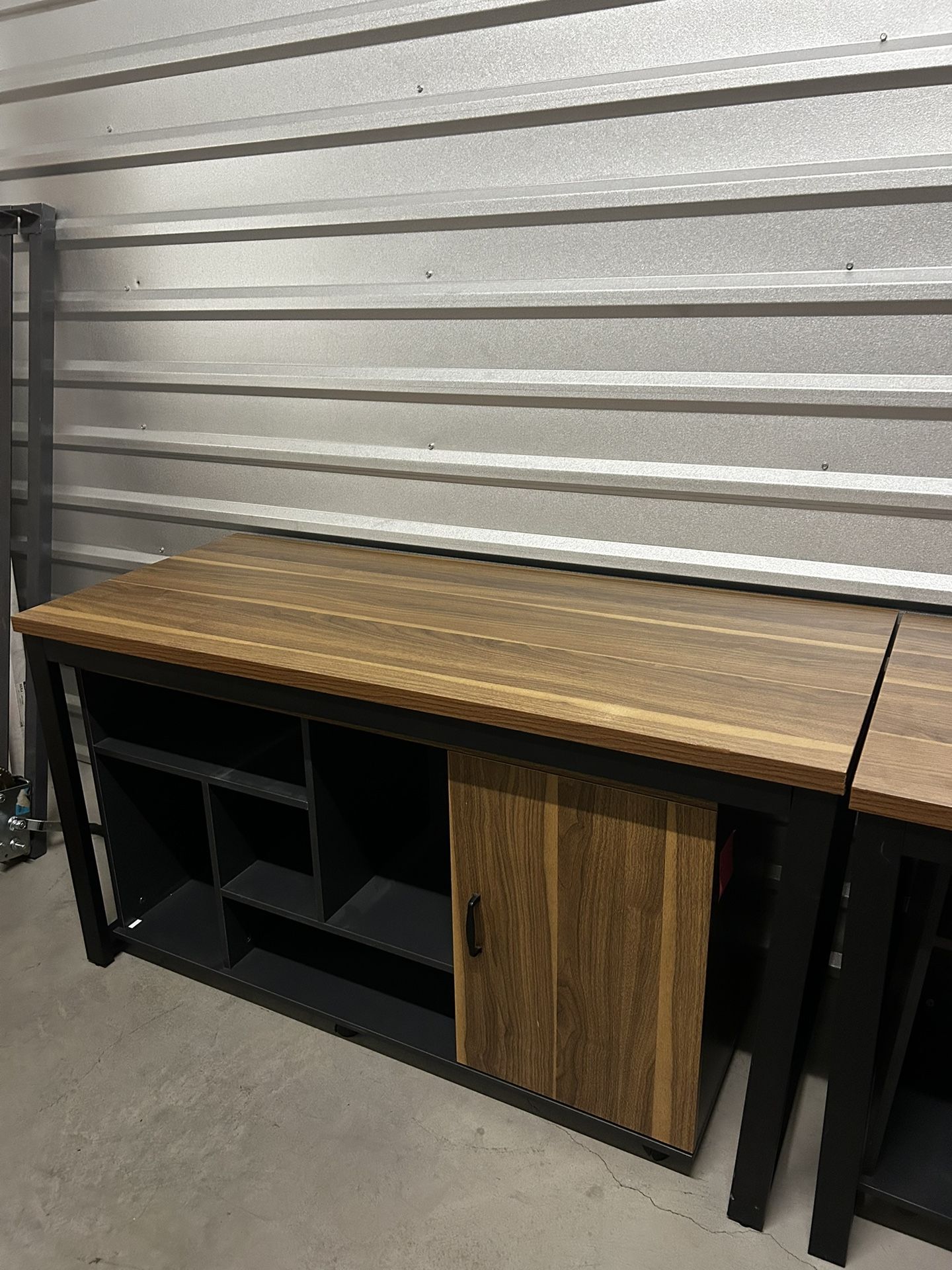 2 Desks And 2 Cabinets