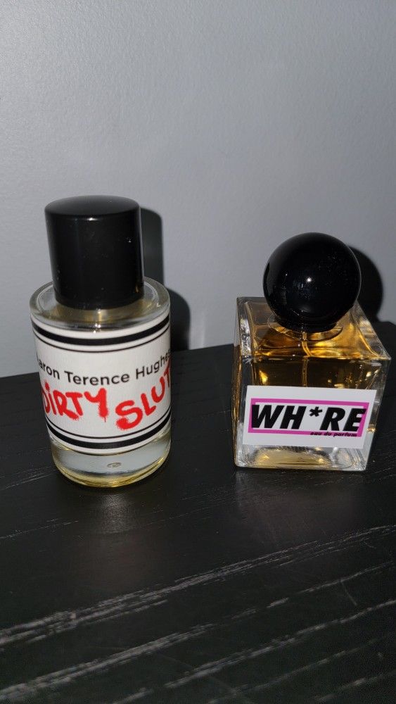 2 Fragrances Aaron Terence Hughes Dirty Slut And WH*RE **RARE**